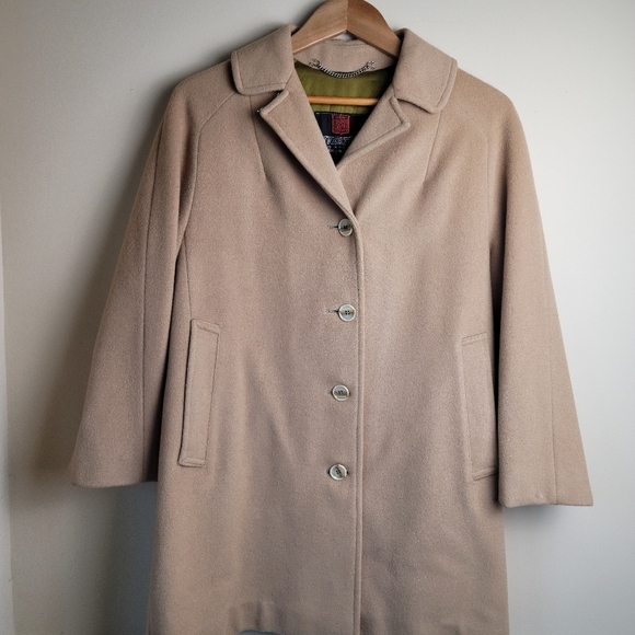 Vintage INVERTERE NEWTON ABBOT of ENGLAND 100% wool full length coat - Picture 7 of 11